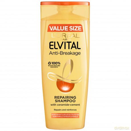 L'Oreal - Elvital Anti-Breakage Shampoo 500 ml (Bundle)