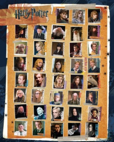 Harry Potter 7 Postacie [PLAKAT]