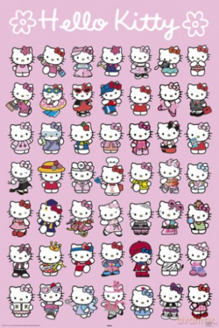 Hello Kitty - Characters [PLAKAT]