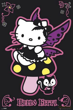 Hello Kitty (Gotyk) [PLAKAT]