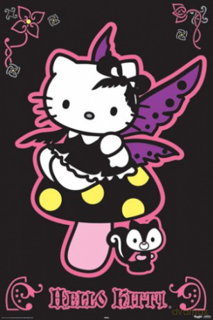 Hello Kitty (Gotyk) [PLAKAT]