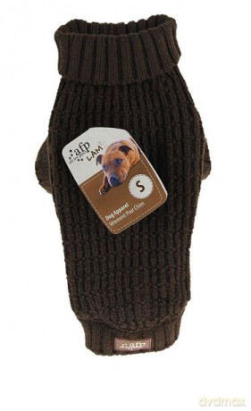 All For Paws - Knitted Dog Sweater Fishermans Brown XXL 46cm
