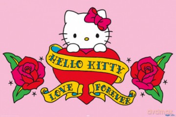 Hello Kitty (Tattoo) [PLAKAT]