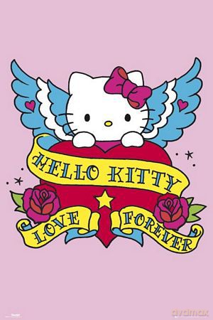 Hello Kitty (Tatuaż) [PLAKAT]