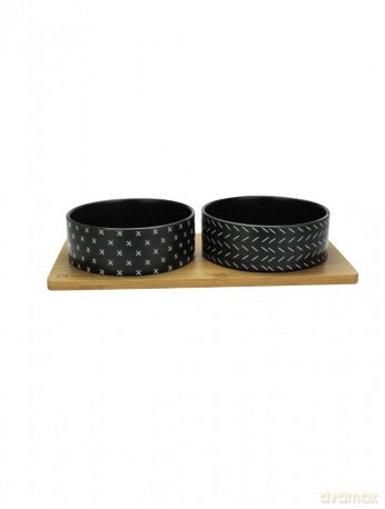 Beonebreed - Bamboo tacka 2 x miska dla psa 500ml