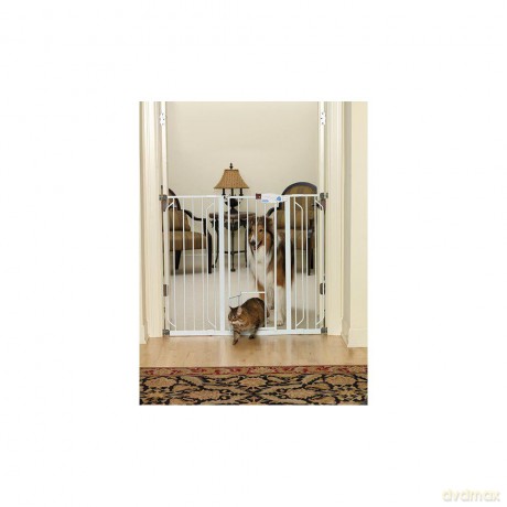 Carlson - Gate Xtra High Walk-Thru With Door 104x74-99cm
