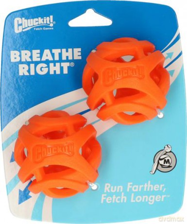 Chuckit - Breathe Right Fetch Ball Medium 6,5cm 2 pk