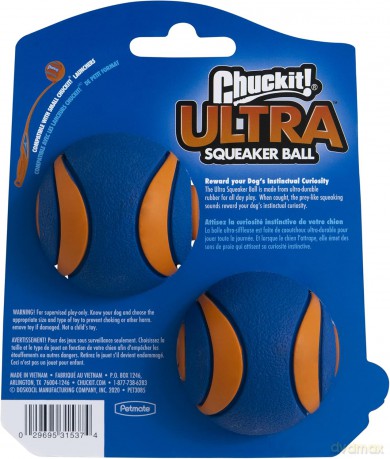 Chuckit - Ultra Squeaker Ball S 5 cm 2 pcs.