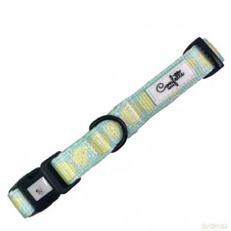Confetti Dogs - Dog Collar Lemons Size S 25-38 cm