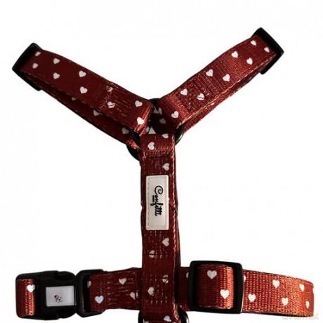 Confetti Dogs - Dog Harness Hearts Size S 26-42 cm