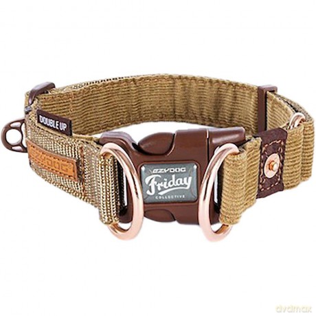 Ezydog - Collar Double Up Corduroy S 22-29Cm
