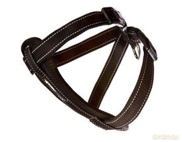 Ezydog - Harness Neoprene Black M 10-19Kg Walking/Car Harness
