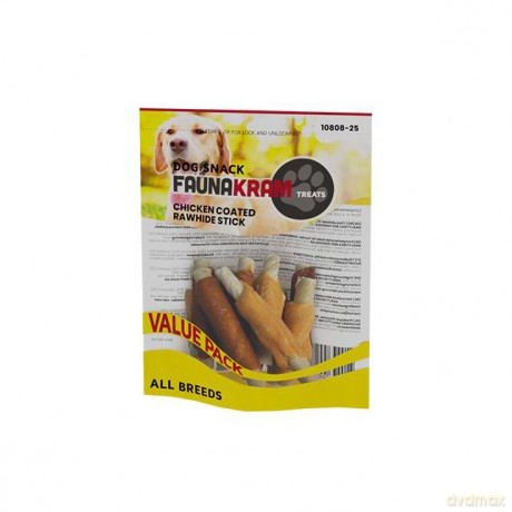 Faunakram - Snack Chickcoat rawhide-stick 300g