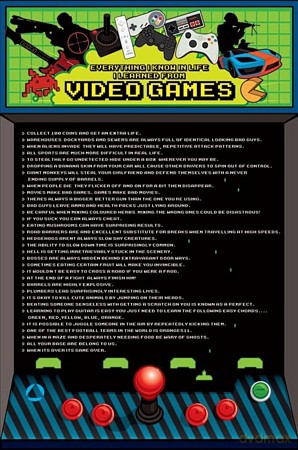 I Learned From Video Games [PLAKAT]
