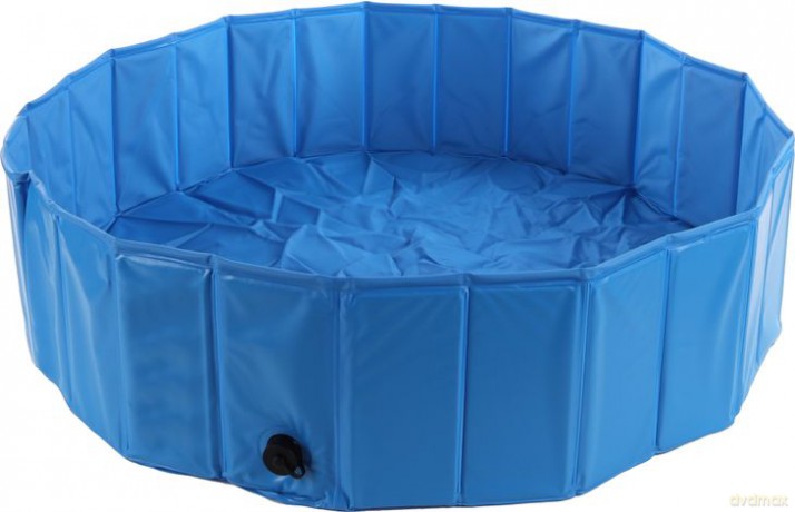 Flamingo - Doggy Splash Pool Blue M 120x30cm