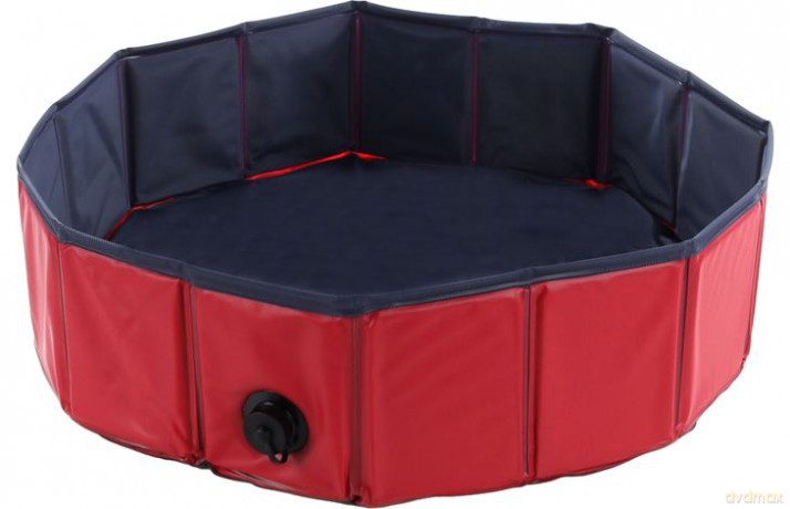 Flamingo - Doggy Splash Pool Blue/Red S - 80X20cm (540058500229)