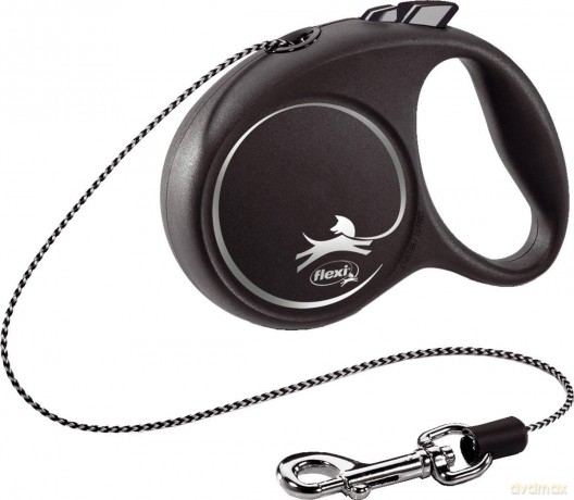FLEXI - Lead Black Design Xs 3M Lina Black Max8Kg