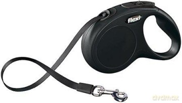 Flexi - New Classic L 5M Leash Tape Black Max 50Kg