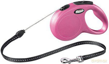 Flexi - New Classic M 5M Cord Pink max 20Kg