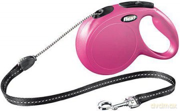 Flexi - New Classic M 8M Leash Cord Pink Max 20Kg
