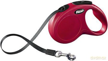 Flexi - New Classic S 5M Leash Tape Red Max 15Kg