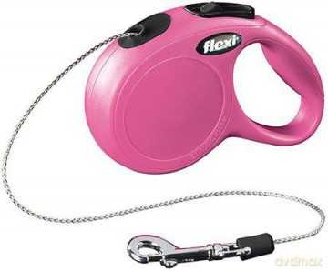 Flexi - New Classic XS 3M Cord Pink Max 8Kg