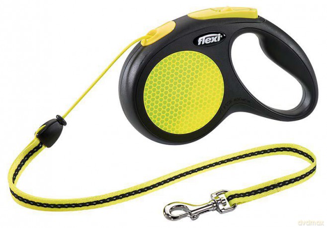 Flexi - New Neon M 5M Leash Cord Neon Max 20Kg