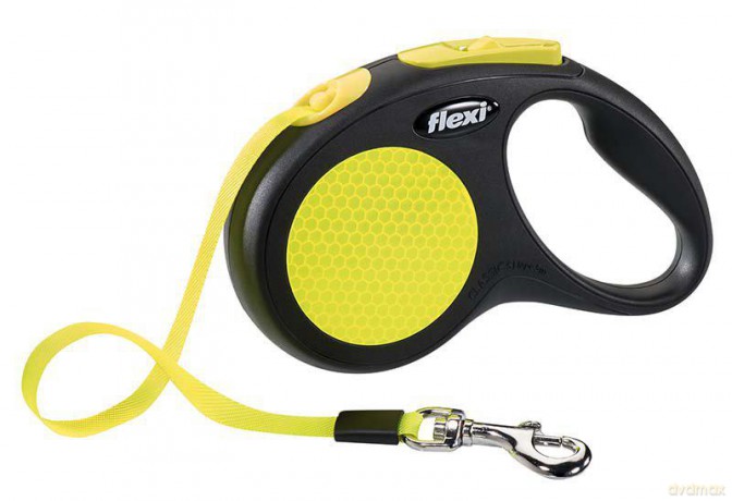 Flexi - New Neon S 5M Tape Neon Max 15Kg