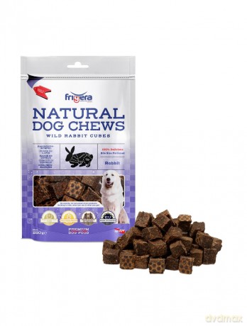 Frigera - Natural Dog Chews Rabbit cubes 250g
