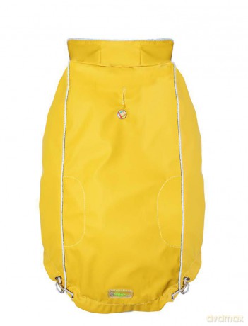 GO FRESH PET - Reversible Rain Jacket Yellow XS 23cm