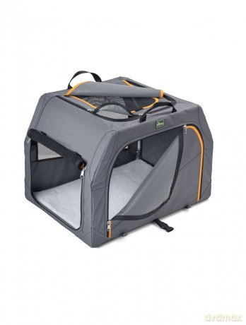 Hunter - Foldable dog box with aluminum frame, S