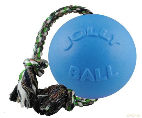Jolly Pets - Ball Romp-n-Roll 15cm Baby Blue (Blue Berry Smell)