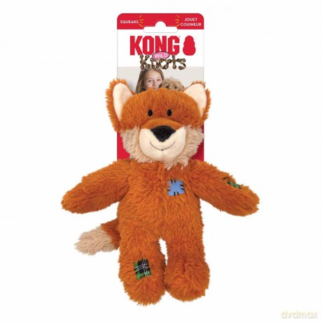 Zabawka pluszowa dla psa Kong Wild Knots Fox Squeak Toy S/M 19x7,5cm