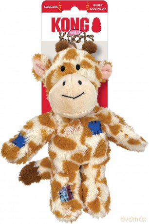 KONG - Wild Knots Giraffe Squeak Toy S/M (634.7370)
