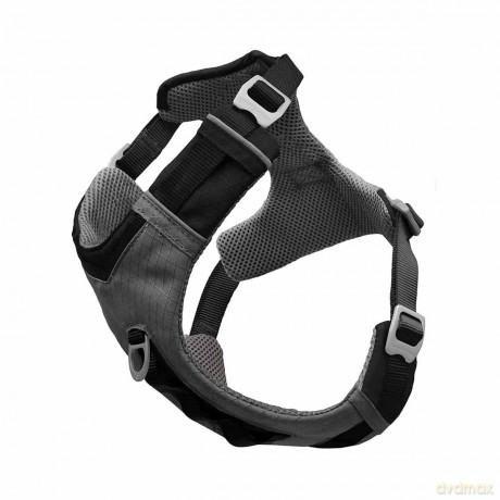 KURGO - Journey Air Harness Black/Gargoyle Grey X-Small
