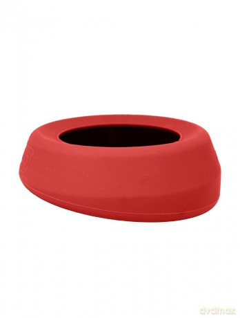 Kurgo - Splash Free Wander Dog Water Bowl, Red