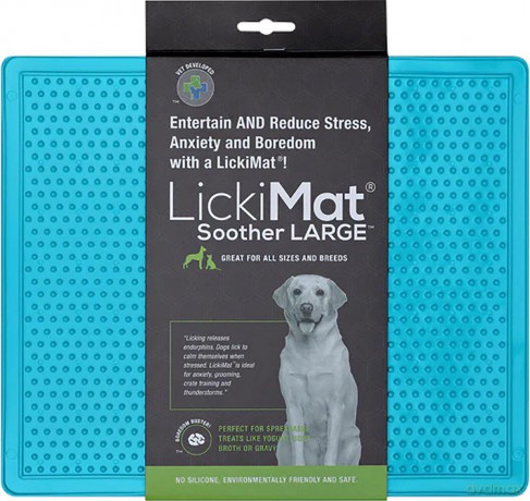 LICKI MAT - Dog Bowl Soother Xl Light Blue 30,5X25,5Cm