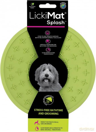 LICKIMAT - Dog Bowl Splash Green 19Cm