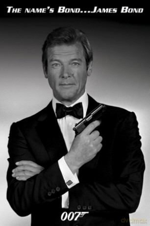 James Bond - Roger Moore [PLAKAT]