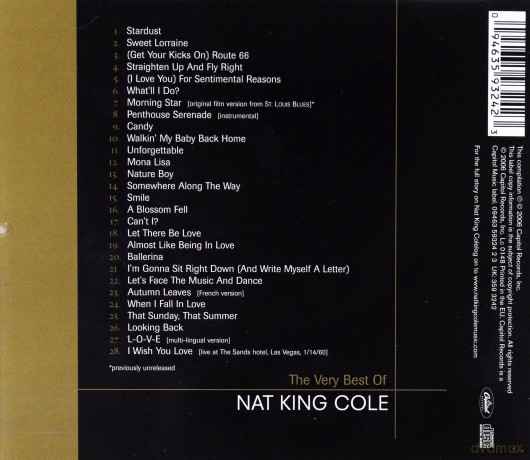 Nat King Cole: The Very Best Of Nat King Cole [CD]