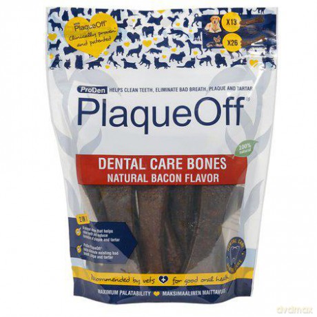 PlaqueOff - DENTAL BONES BACON 480g