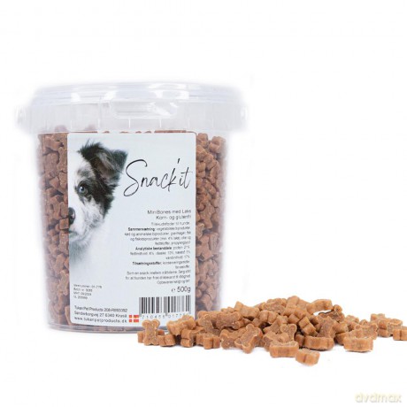Snack'it - Semi-Moist Mini Bones W/ Salmon 500g