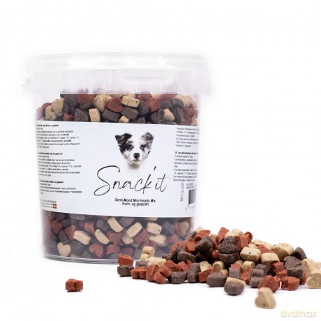 Snack'it - Semi-Moist Mini Hearts Mix 500g -(01-907)