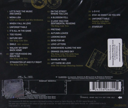 Nat King Cole: The World Of Nat King Cole (UK Version) [CD]