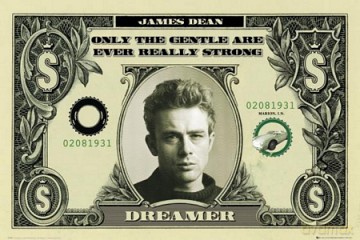 James Dean (Banknot Dolarowy) [PLAKAT]