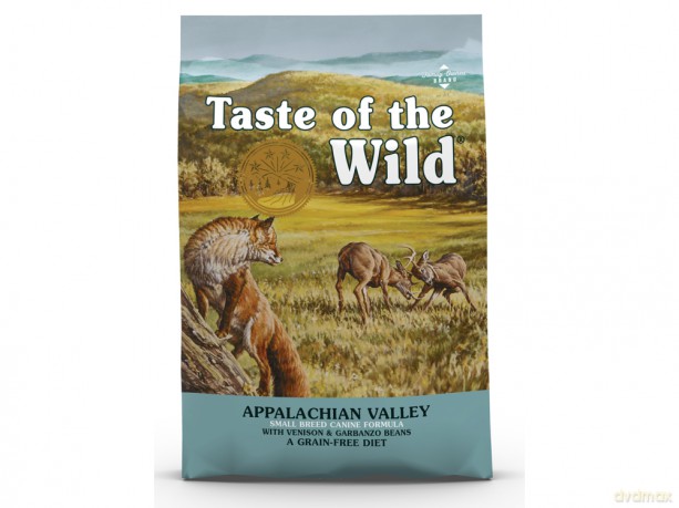 Taste of the Wild - Appalachian Valley small breed canine recipe w vension and legumes 5,6 kg.