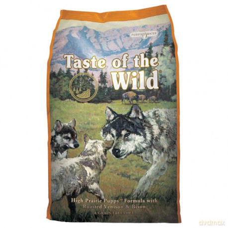Taste of the Wild Puppy - High Prairie w. bison 12,2 kg.