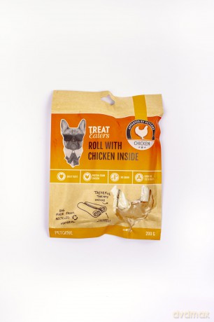 Treateaters - Dogsnack Roll with chicken inside 200g