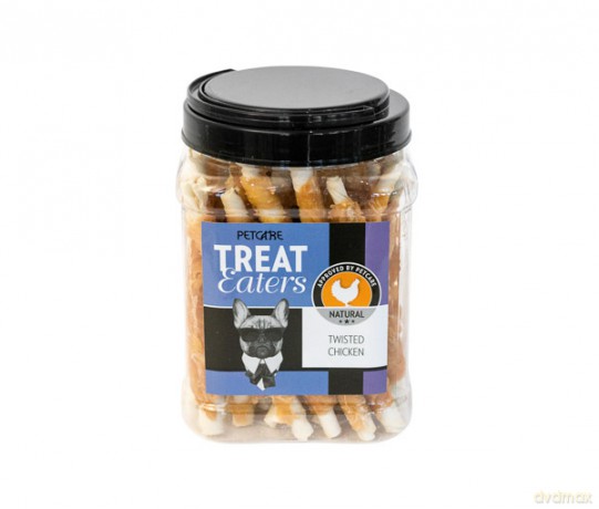 Treateaters - Dogsnack, Twisted chicken 400g