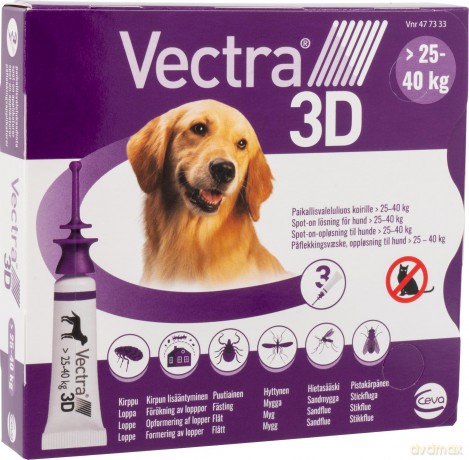 Vectra 3D - Spot-on-solution (dogs) 25-40 kg 3pk